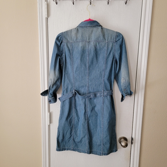 Burberry Brit Denim Shirt Dress - Picture 2 of 7
